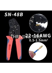 400/600pcs Bullet Terminals Car Auto Motorcycle Terminals Crimp Terminals Electrical Wire Connectors Bullet Connectors SN48B Crimping Kit