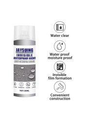 30ml Sealant Spray Sealant Fast Drying Sealant Spray Bathroom Waterproof Leak Repair Spray Gaps Leak Roof Repair Supplies