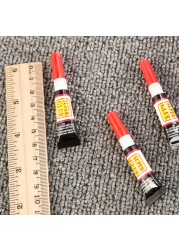 4/10pcs Super Glue Liquid Tube Super Glue Cyanoacrylate 502 Speed ​​Glue Adhesive Repair Plastic Metal Nail Polish Bottle Flexible Shoe Repair