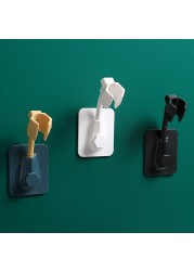 Shower Head Holder 360 Degree Self Adhesive Hand Shower Holder Wall Mounted Shower Brackets Holder Universal Bathroom Accessories