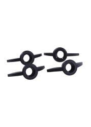 20pcs/pack Wing Nuts Butterfly Nut To Fit Bolts And Bolts Black M3 M4 M5 M6 M8 M10 M12 Hand Tools