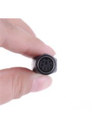 2pcs/lot Black USB Male for PS2 Female Adapter Cable Converter for Laptop Portable Keyboard Mouse