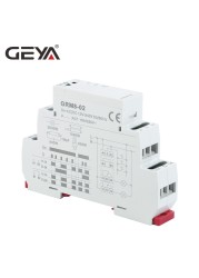 Free Shipping GEYA GRM8 Din Rail Electronic Latching Relay Memory Boost Relay SPDT 16A Step Relay AC230V or AC/DC12-240V