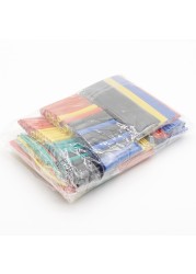 328pcs Assorted Colorful Heat Shrink Tube Assortment Wrap Electrical Insulation Cable Tubing 5 Colors 8 Sizes Combo Set-M25