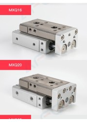 MXQ SMC Air Cylinder Table Type Dual Rail Slide Air Pneumatic Cylinder MXQ6 MXQ8 MXQ12 MXQ16 MXQ20 MXQ25