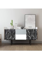 Waterproof Marble Kitchen Walls Home Decor PVC Self Adhesive Wallpaper Contact Film40cm/60cm/80cm Width