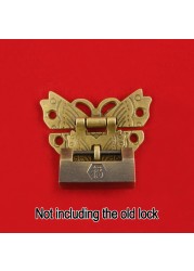 Retro Unique Latch Catch Jewelry Wooden Box Lock Hasp Pad Chest Lock