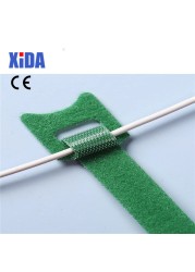 100pcs Removable Cable Ties Plastic Colorful Reusable Cable Ties Nylon Loop Wrap Zip Pack Ties T-type Cable Ties Tie Wire