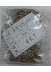 1/4W 1R-1M 1ohm to 1M 0.25W 1R to 1M 0.25W 1/4W Carbon Film 5% 1000pcs/lot Free Shipping 0.25W 1K 2K 100K 1R 2R 100R 910K