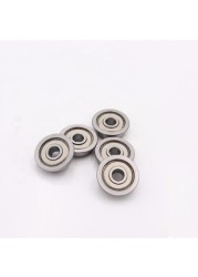 Free shipping 15pcs F604zz Size4*12*13.5*4mm high quality deep groove ball small flange bearing