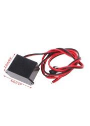 Mini Power Controller with EL Cable Cable, 1-5m, DC 12V, Flexible, Neon Lighting Strip, Power Driver Inverter