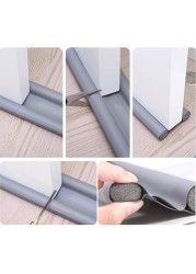 93*10cm Butium Door Seal Strip Windproof Soundproof Dustproof House Acoustic Foam Under Door Sealant Weatherstrip Door