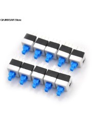 10pcs high quality 8 X8 6 pin DPDT mini push button self-locking switch multimeter switch