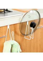 Home Storage Kitchen Roll Toilet Wall Mount Iron Accessories Bathroom Door Back Desktop Paper Holder