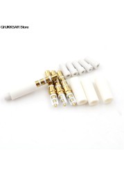 4Pieces 3.Stereo Headset Plug With Tail 4 Pole 3.5 Mm Audio Plug Jack Adaptor Connector 5mm Wholesale