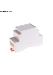 1pc 88x37x59mm Plastic Box Electronics Project Case Din Rail PLC Junction Box