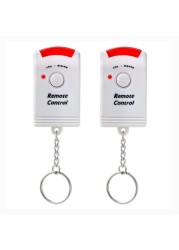 Wireless PIR Motion Sensor Detector Alarm with 2 Remote Controls Door Window for Home Penthouse Garage Caravan Security Alarm System