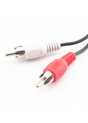 3.5mm RCA Female Connector, Stereo Jack, Y Jack to 2 RCA Male Adapter 3.5 Aux Audio Jack, Headphone Connector, Music Cable