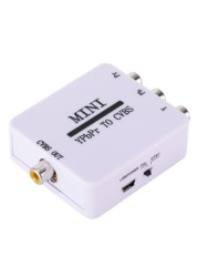 New Mini YPBPR to CVBS Converter Video Component to AV Converter for TV Display