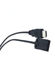 0.7M 1M Black HDMI-Compatible 19Pin E Male to Bus Video Broadcast Cable HD Support 4K Video and Audio Cable