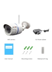 4MP Outdoor WiFi IP Camera Home Security Surveillance Video WiFi Camara HD 1080P Wireless WiFi Audio Recording Camera