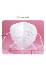 20-100pcs ffp2fan ce mascarillas ffp2reuse zable protective colors mouth mask kn95 masque ffpp2 mascarillas kn95 certificate