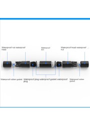 Outdoor Waterproof Network Cable Connector Double Female RJ45 LAN Dustproof Ethernet Coupler Adapter Cat5 6 7 Extension Cable Accessory