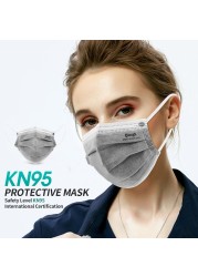 5 طبقات FPP2 المعتمدة قناع KN95 Mascarillas quiurgicas المثليين الكربون المنشط قناع للوجه يستخدم مرة واحدة FFP2 ffp2قناع маскللنساء