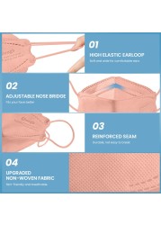 10-100 قطعة KN95 CE ffp2mascarilla الجهاز التنفسي fpp2 homology ada Europa قناع الوجه الكورية Mascherina ffp2 4 رقائق الغبار قناع