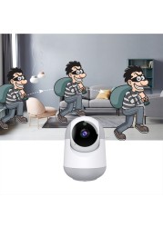 HD 1080P Smart Home WiFi Camera WiFi Security Cam 2 Way Audio Motion Detection Night Vision Surveillance Camera Home/Baby/Pet