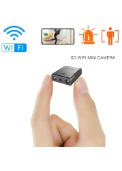 Smallest HD 1080P WiFi XD Mini Camcorder Night Vision Micro HD Camera Motion Detection DV Security Camera DVR Support Hidden TF