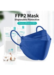 أقنعة Kn95 mascarillas fpp2 قناع وجه ملون ffp2fan CE ffp2 قناع تنفس يمكن إعادة استخدامه ماسكارا ffp 2 mascarilla fpp2 homology ada