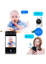 Movols Wireless Video Surveillance Camera WiFi IP 1080P Protection Security Smart Home Web 360 Ptz Indoor Baby Monitor Cameras