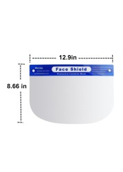 Transparent protective mask, full face protection, anti-saliva, splash-proof, eye protection, protective mask