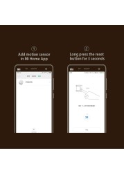 Aqara ZigBee Smart Motion Sensor Wireless Home Connection Human Body Sensor for Xiaomi Mi Home App Sensor for EU RU