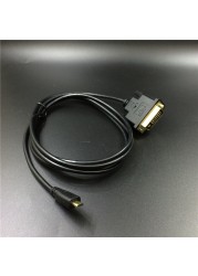 High Speed ​​HDMI Compatible Cable Micro HD to DVI DVI-D 24+1Pin 3D 1080p Cable Adapter for LCD DVD HDTV XBOX PS3 1m 3ft 1.8m 6ft