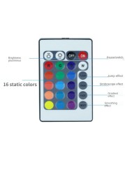 DC5V-24V RF اللاسلكية واي فاي RGB تحكم التحكم الصوتي ل RGB LED قطاع ضوء APP التحكم عن بعد ماجيك أضواء شريط المنزل