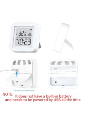 Tuya 2022 Wifi Temperature Humidity Sensor Thermometer for Home Automation and Smart Home Work for Alexa Google Home