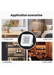 Tuya 2022 WIFI Temperature Humidity Sensor for Smart Home Automation Remote Control Support Alexa Google Home