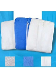 Reusable protective suit coverall solid material suit safety cover labor protection suit anti spit liquid splash protection clothing
