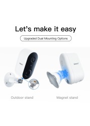 Arente Wireless 2.4G Outdoor Security Camera WiFi AI Motion Detection IP65 Waterproof Webcam Smart Home Security Security Webcam