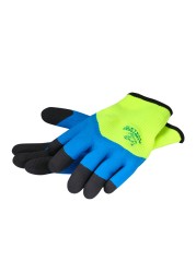 Andanda Work Gloves, Dura and Warm Palm Dipped Latex Gloves Suitable for Working in Cold Temperatures, Warm Winter Gloves