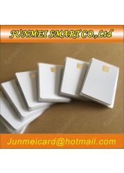 SLE 4428 Contact IC Chip Big - White PVC Smart Card 30mil Glossy Card Blank Contact Card