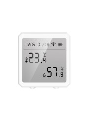 Tuya Smart WiFi Temperature and Humidity Sensor Indoor Hygrometer Thermometer with LCD Screen Support Alexa Google Assistant