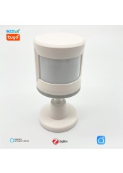 Tuya human body smart sensor body induction movement motion sensor connection zigbee work with smartlife app security system