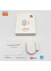 ZigBee Window Door Sensor for Tuya APP Open Entry Smart Security Alarm Compatible Work with Alexa Hub Required ZigBee Gate