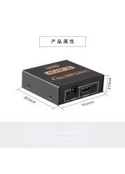 New Compatible HDMI Splitter 4k Full HD 1080p Video HDMI Converter Compatible 1X2 1X4 Split 1 in 2 Out for HDTV DVD