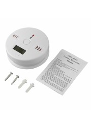 Home CO2 Sensor Wireless Sensor CO Carbon Monoxide Poisoning Smoke Gas Sensor Warning Alarm Detector LCD Indicator