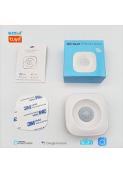 Tuya Smart Wireless Motion Sensor Smart Home Security Alarm Sensor Human Body Movement Detection Sensor Smart Life Control