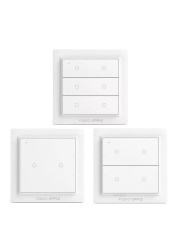 2022 2020 Original Aqara Opple Wireless Smart Switch International Version ZigBee 3.0 Work with Mijia App Apple HomeKit Wall